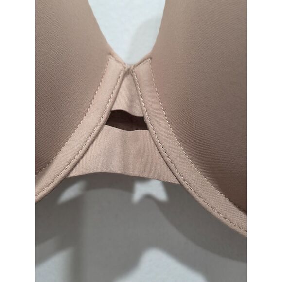 NWT Warner’s No Side Effects Underwire Bra 36D Nude Beige Smoothing - Picture 2 of 6